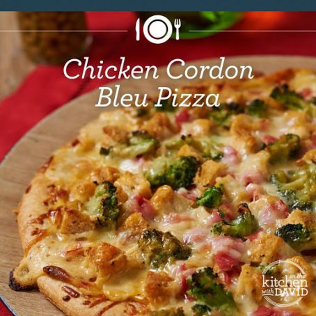 Chicken Cordon Bleu Pizza