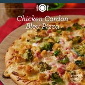 Chicken Cordon Bleu Pizza