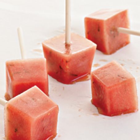 Watermelon Mint Popsicles