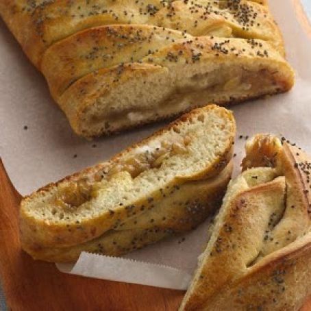 Asiago Cheese and Onion Braid