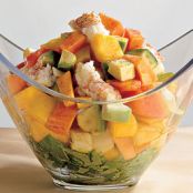 Shrimp, Papaya & Mango Salad