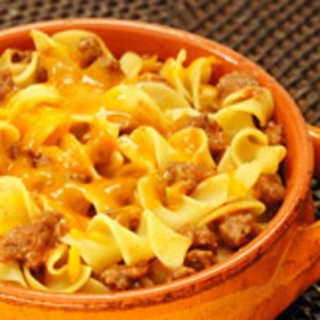 BEEF AND EGG NOODLE CASSEROLE