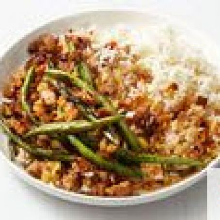 Spicy Turkey and Green Bean Stir-Fry