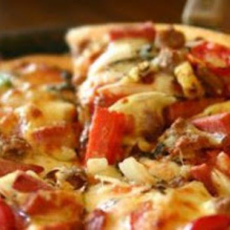 Sausage and Pepper Goat Cheese Pizza