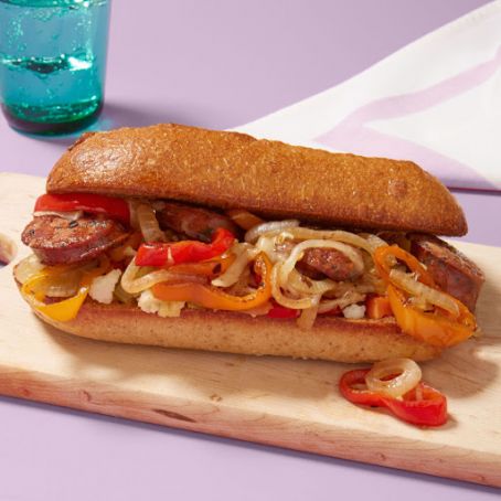 Sausage, Pepper & Onion Grinders