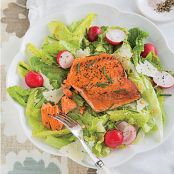 Grilled Salmon Caesar Salad