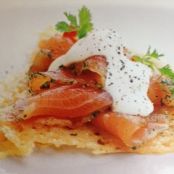 Gravlax with Parmesan Sheets
