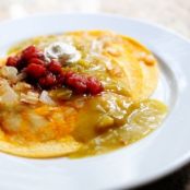 Easy Green Chile Enchiladas