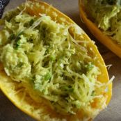 Spaghetti Squash With Avocado Cream Sauce