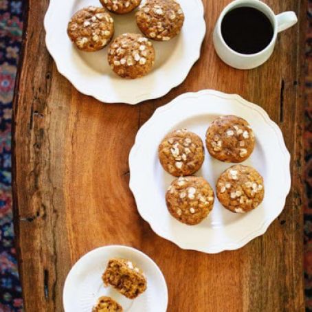 Pumpkin Muffins (Maple-Sweetened-Healthy)
