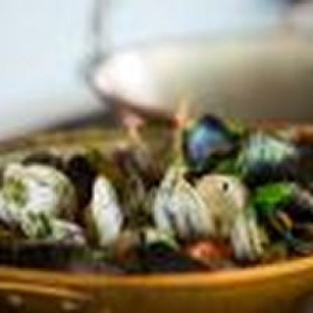 Cataplana with Clams, Mussels and Chourico