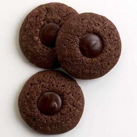 Double Dark Chocolate Thumbprints