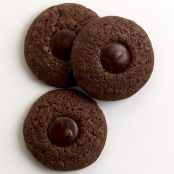 Double Dark Chocolate Thumbprints
