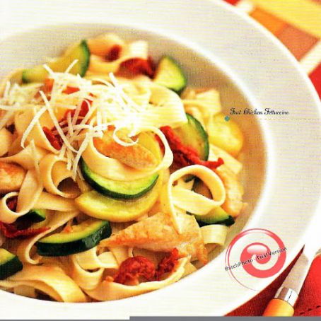Fast Chicken Fettuccine