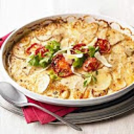 Sides, Potatoes: Thyme Potatoes Au Gratin