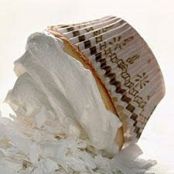 White-on-White Coconut Cupcakes