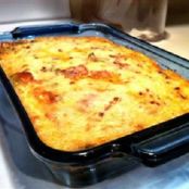 Leftover Pizza Breakfast Casserole