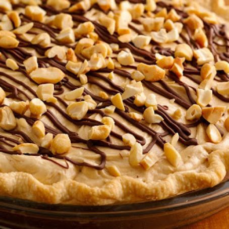 Creamy Cashew Turtle Pie