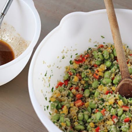 Quinoa Corn Edamame Salad
