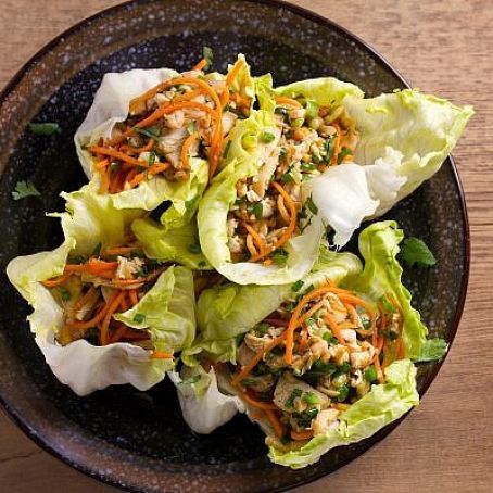 Hoisin Chicken Lettuce Wraps