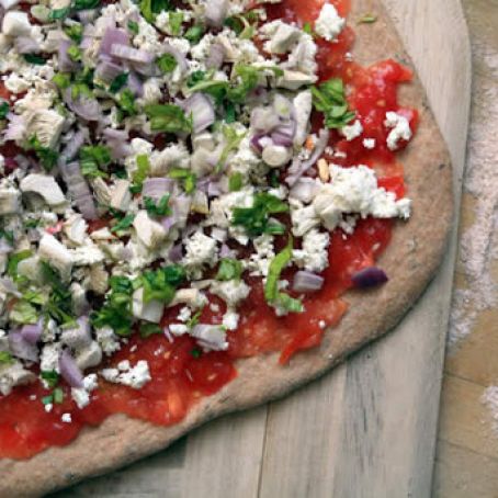 Healthy Homemade Whole Wheat Pizza