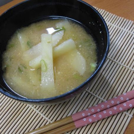 Miso Soup with Potato