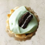 Creme de Menthe Cookies and Cream Tassies