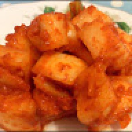 Cubed Radish Kimchi Ggakdugi