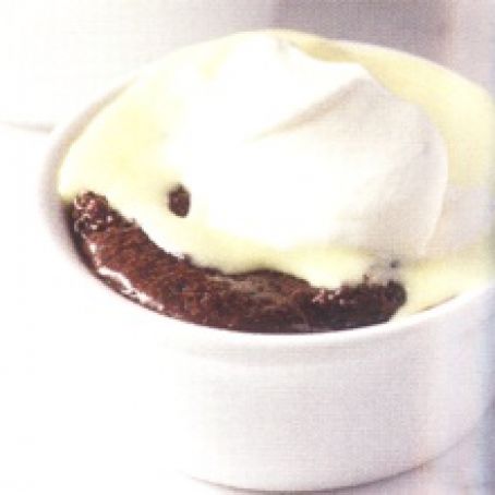 Warm Chocolate Bread Pudding