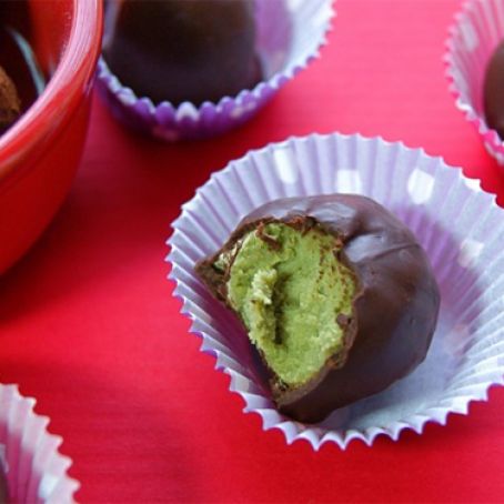 Matcha and Coconut Butter Truffles