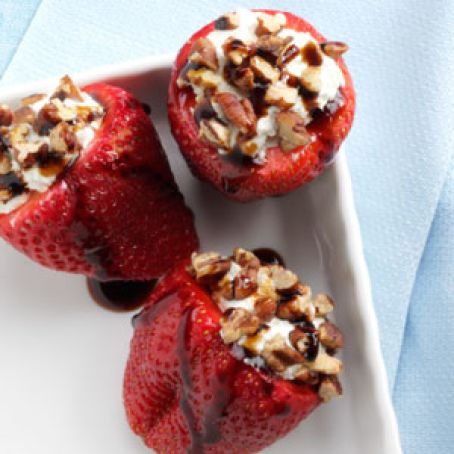 Blue Cheese-Stuffed Strawberries Recipe