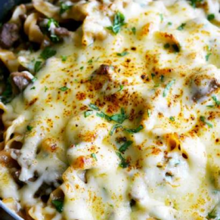 French Onion Beef Stroganoff