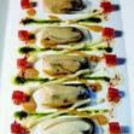 Hot Mussels with Deconstructed Salsa Picada