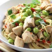 Sesame Noodles with Chicken & Edamame