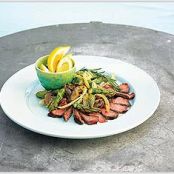 Beef With Asparagus and Mushrooms