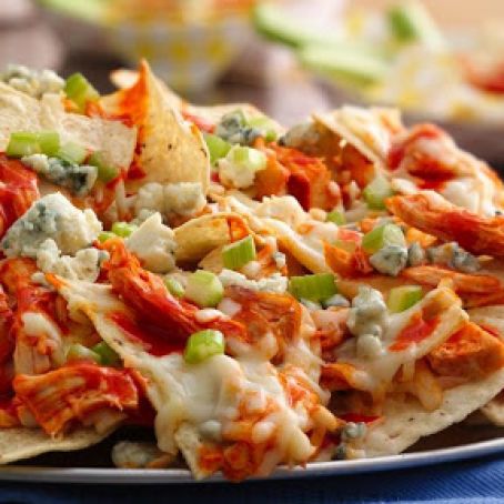 Buffalo Chicken Nachos Grande