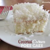 Coconut Cream Poke Cake
