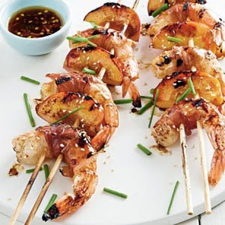 Honey Shrimp Skewers