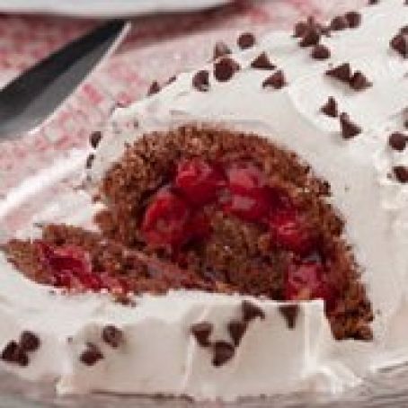 Black Forest Cake Roll