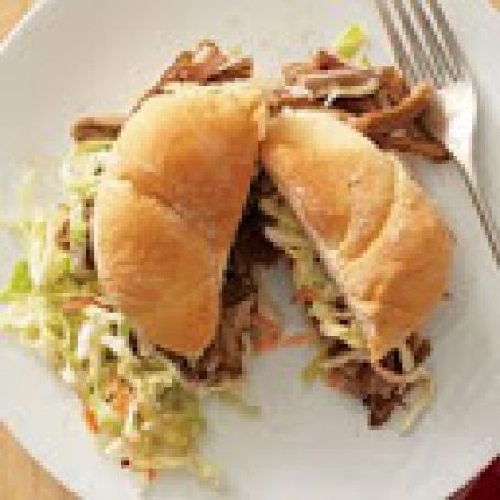 Pulled Pork and Slaw Sandwiches