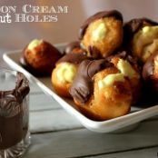 Boston Cream Doughnut Holes