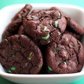 Chocolate Mint Chip Cookies