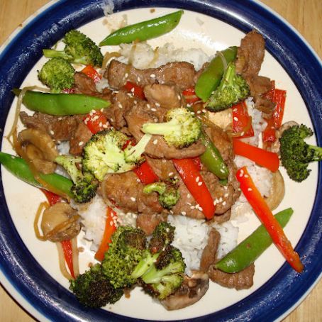 Gingered Ribs Stir-Fry