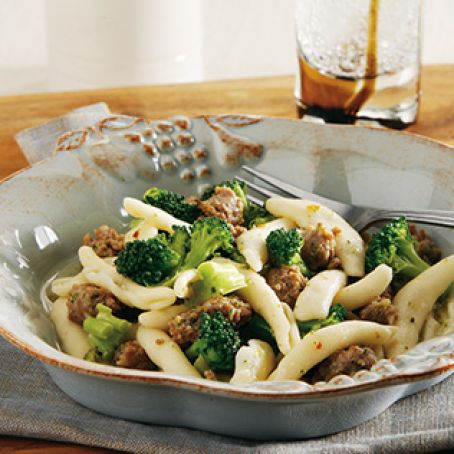 Cavatelli with Sausage & Broccoli