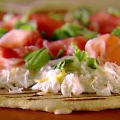 Italian Flat Bread (Piadina) with Fontina and Prosciutto