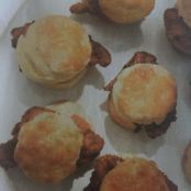 Fried Chicken Biscuits with Red Pepper Jelly