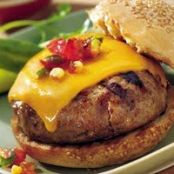 Grilled Corn-Stuffed Turkey Burgers