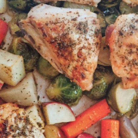 Pan Roasted Chicken and Vegetables