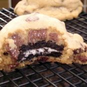 Oreo Stuffed Chocolate Chip Cookies
