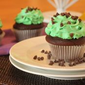 Mint Chocolate Chip Cupcakes